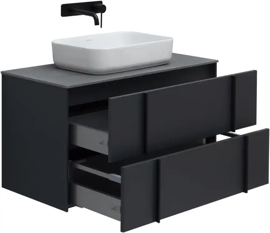 Тумба под раковину Allen Brau Reality 90 1.32006.AM антрацит матовый фото 14