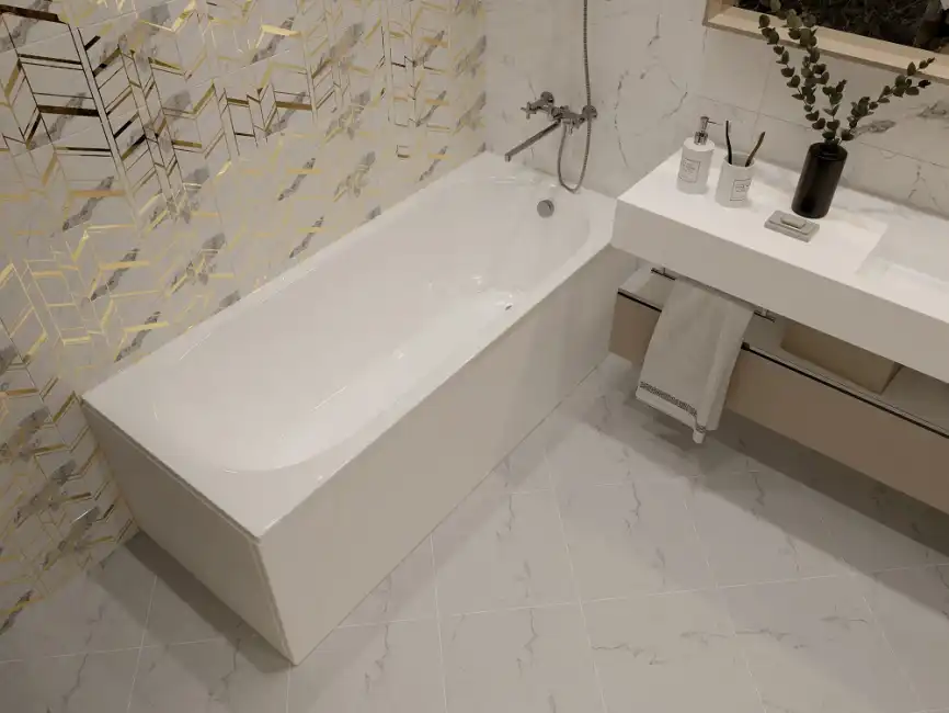 Акриловая ванна Aquatek Оберон 170х70 OBR170-0000165, без панели, каркаса и слив-перелива фото 6