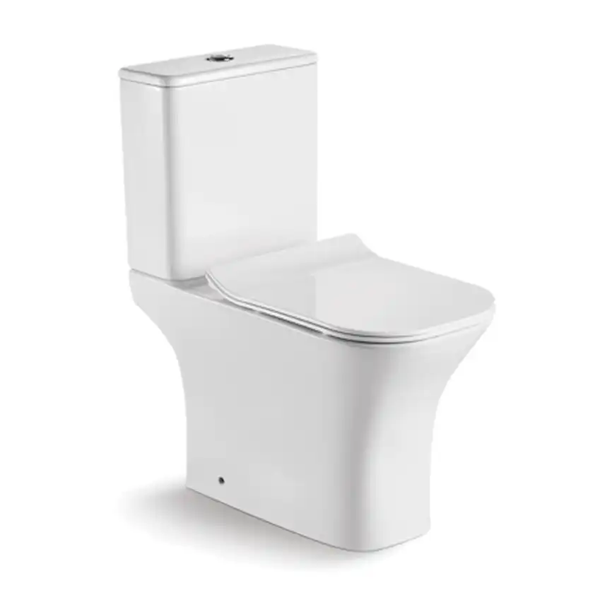 Унитаз-компакт AVS Энергия 813-0008-GW безободковый, белый фото 1