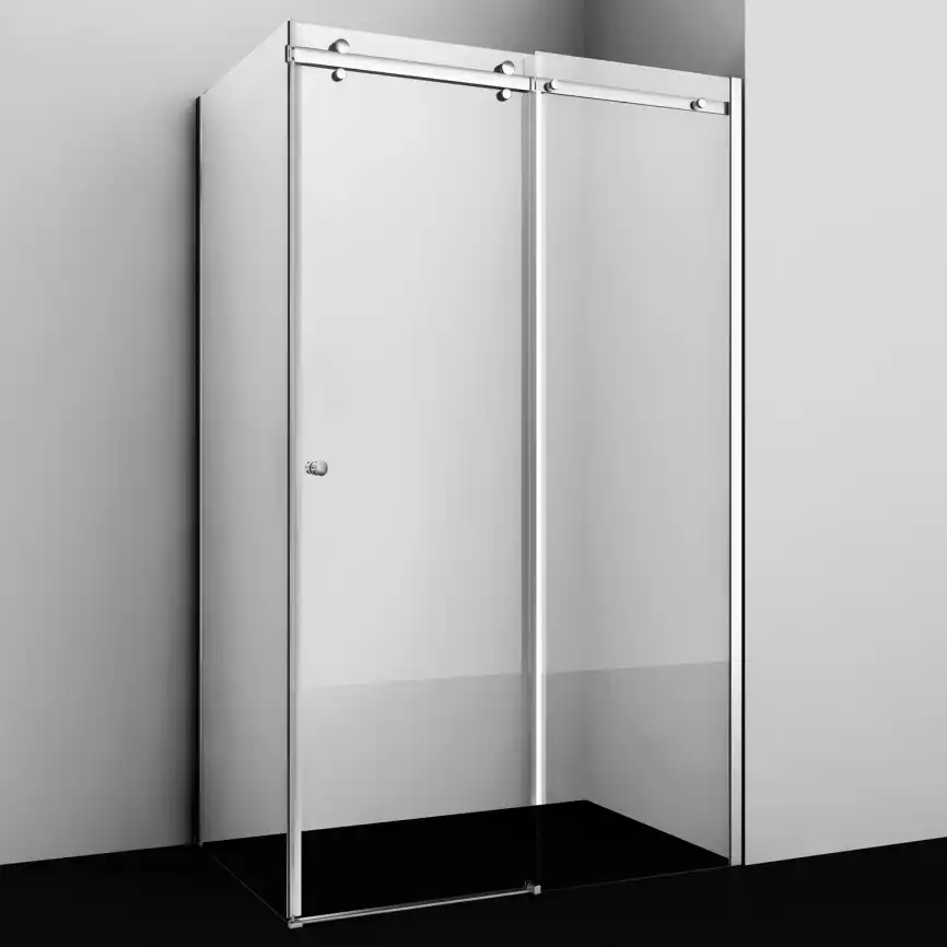 Душевой уголок WasserKRAFT Vils 56R 110х80 56R14 профиль Хром стекло Прозрачное фото 3