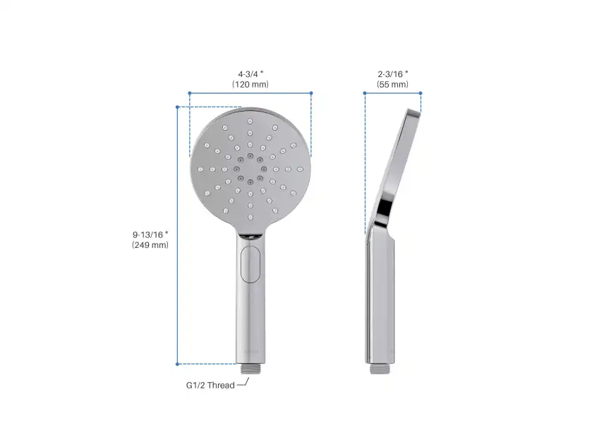 Душевая лейка Aquatek ОБЕРОН AQ2006CR, Хром фото 9