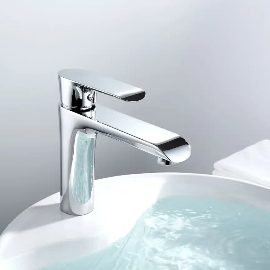 Смеситель для раковины Vincea Esse VBF-1E1CH однорычажный, хром фото 1