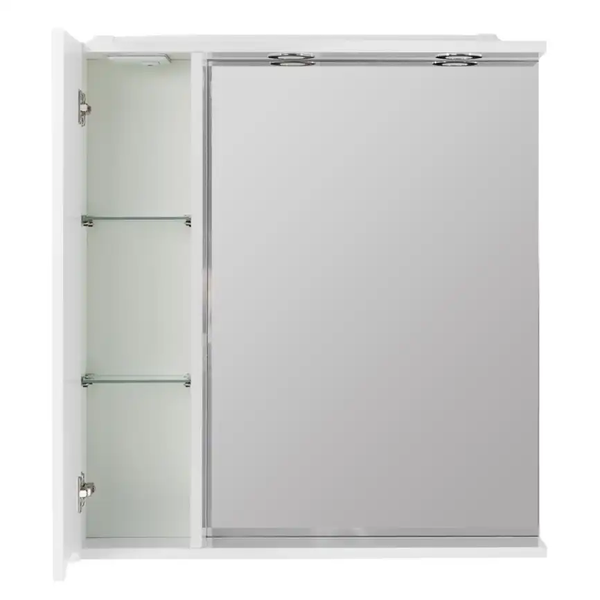 Зеркало-шкаф BelBagno MARINO-SPC-700/750-1A-BL-P-L  Bianco Lucido фото 4