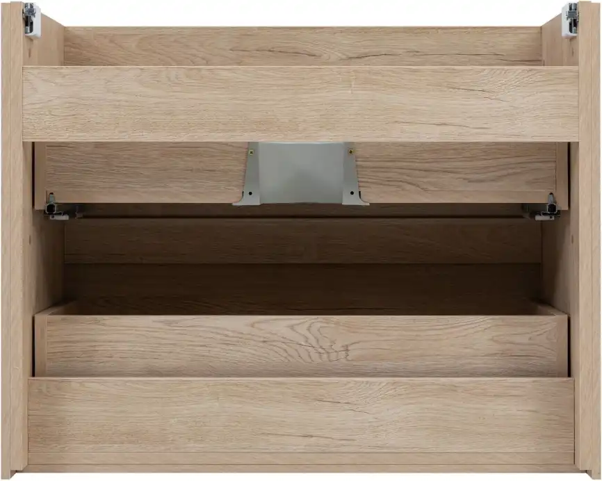 Тумба под раковину Aquanet Милан 80 дуб светлый, подвесная, 336384 фото 5