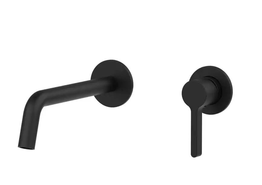 Смеситель для раковины Vincea Villa VBFW-1VL1MB встраиваемый однорычажный, черный фото 2