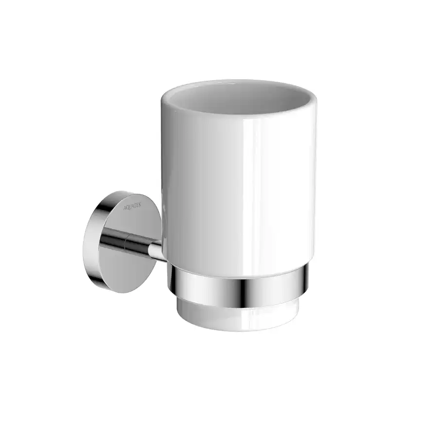 Стакан для ванной Aquatek Бетта AQ4604CR, Хром фото 1