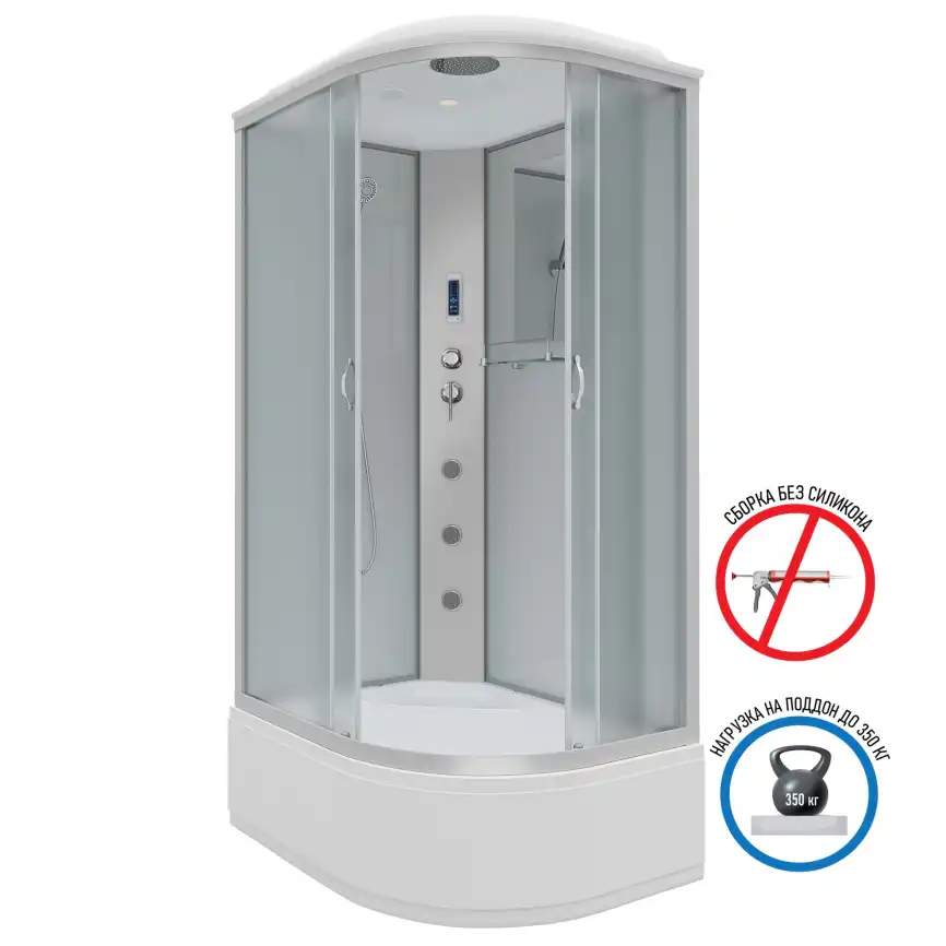 Душевая кабина Niagara Classic 120х80х215 NG-2310-14LF
(NG-3320-14L) высокий поддон, с гидромассажем, 23101424LF фото 1