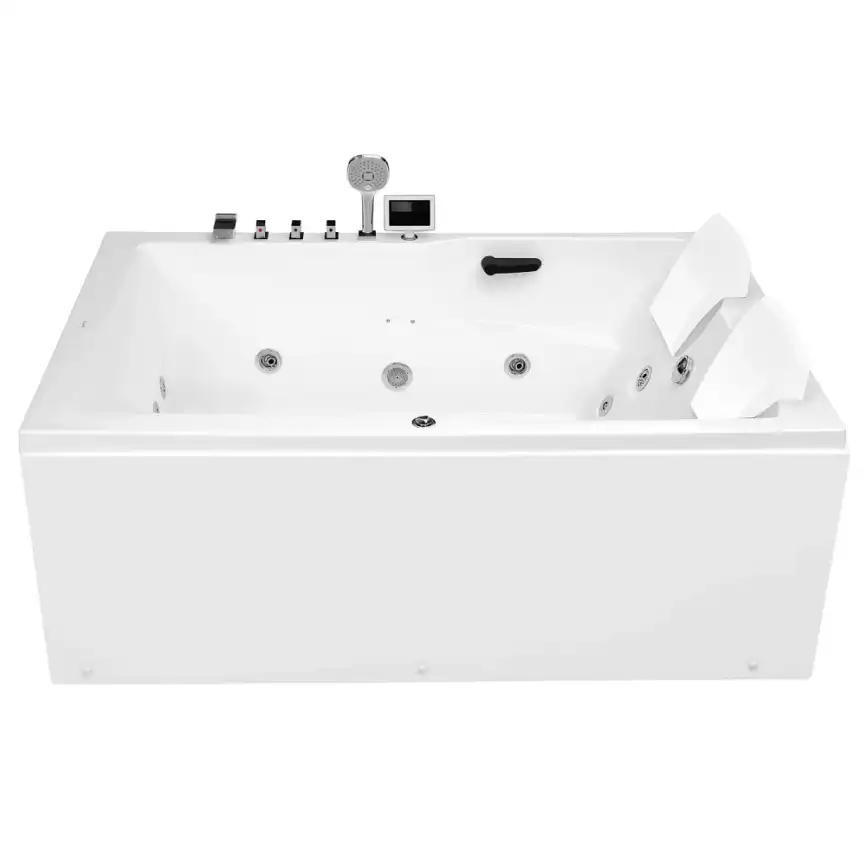 Акриловая ванна Gemy G9061 K L 181х121 с гидромассажем, левая фото 2