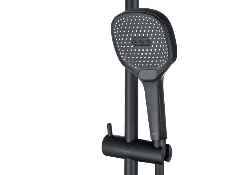 Душевой гарнитур Aquatek ВЕГА AQ2021MB, Черный матовый фото 6