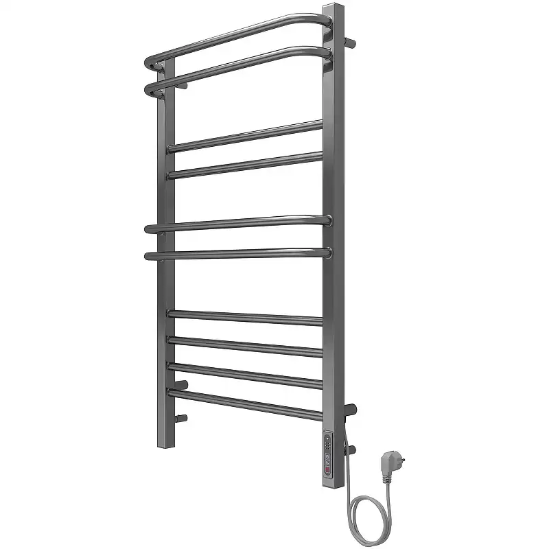 Полотенцесушитель электрический 50х90 Aquatek Бетта П10 AQ EL KRC1090CH, диммер справа, Хром фото 6