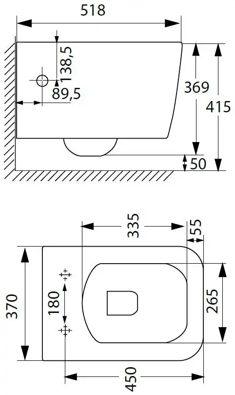 Подвесной унитаз Allen Brau Liberty 4.33009.20 безободковый, цвет белый фото 2