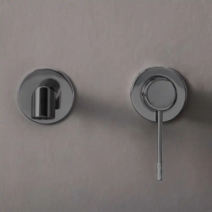 Смеситель для раковины Vincea Desire VBFW-1D1GM встраиваемый однорычажный, вороненая сталь фото 2