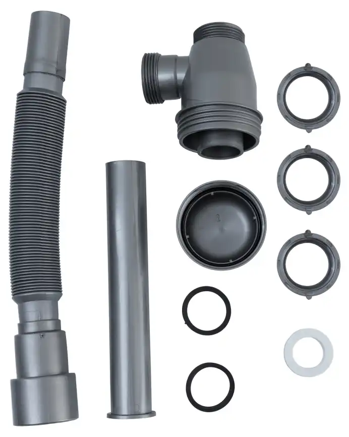 Сифон для раковины Aquanet d40/50 c накидной гайкой 5/4 фото 3