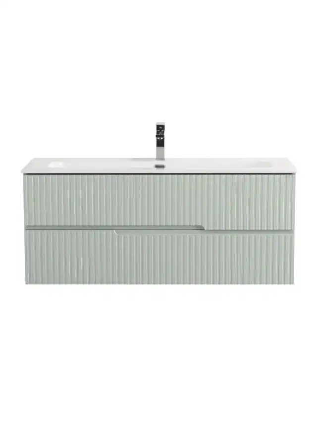 Тумба под раковину Cezares DUET-N 120 см, DUET-N-1200-2C-SO-VPR-P , Зеленый жемчужный фото 1