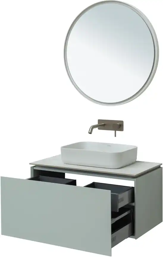 Тумба под раковину Allen Brau Infinity 85 1.21002.PWM папирус матовый фото 11