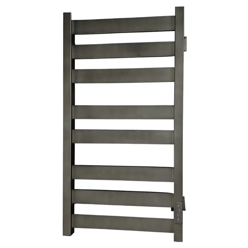 Полотенцесушитель электрический 50x80 AVS Соул с терморегулятором, графит матовый фото 1