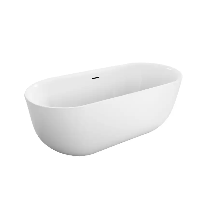 Акриловая ванна BelBagno 180х80 BB706-1800-800, отдельностоящая, Белая глянцевая фото 4