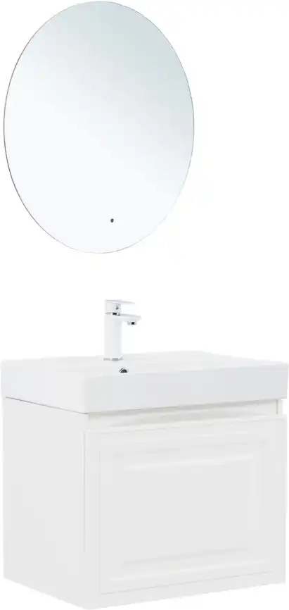 Тумба под раковину Aquanet Агата 60 белый сатин, 345480 фото 7