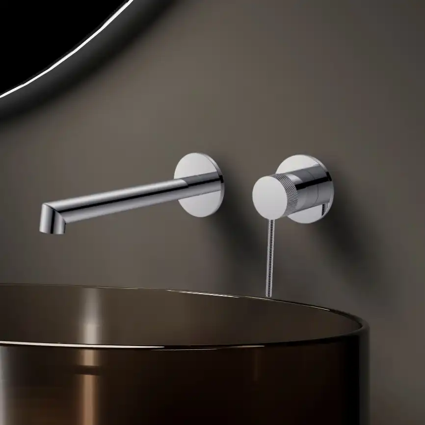 Смеситель для раковины Vincea Rim VBFW-2RM1CH встраиваемый однорычажный, хром фото 1