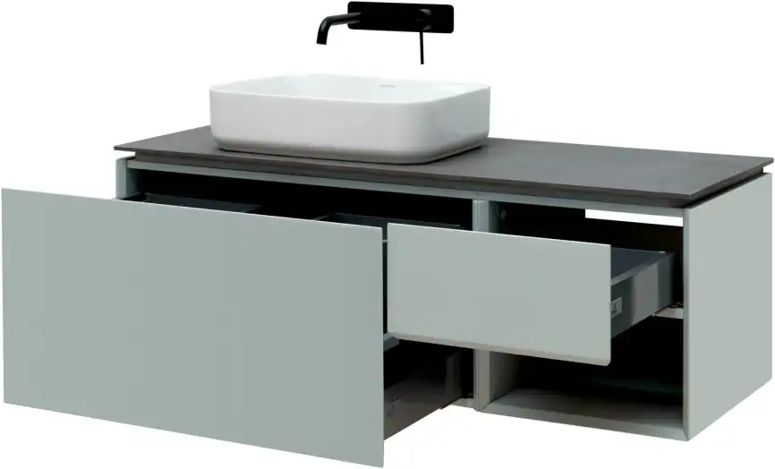 Тумба под раковину Allen Brau Infinity 120 1.21006.PWM L папирус матовый фото 5