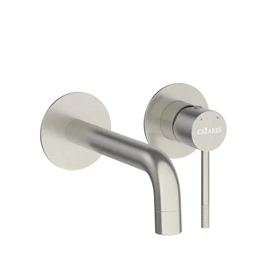 Смеситель для раковины  Cezares RELAX-BLI2-1-IN-W0 встраиваемый, Сатин фото 2