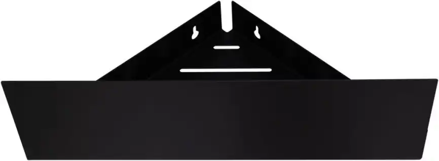 Полка Aquanet Магнум Н 28x28 черная матовая, угловая, 341536 фото 5