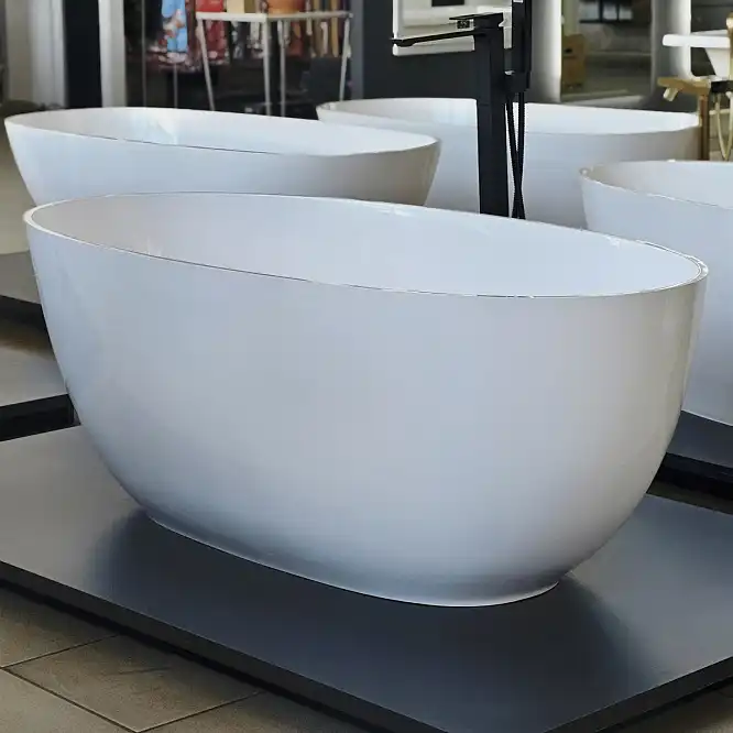 Ванна из литьевого мрамора  Aqua de Marco Caprice 160х80х60 Solid Perfection 1160WCAPR_SOL, Белая матовая фото 8