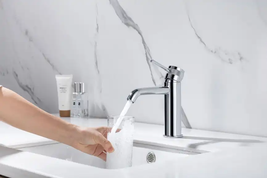 Смеситель для раковины Allen Brau Priority 5.31A01-00, однорычажный, цвет Хром фото 5