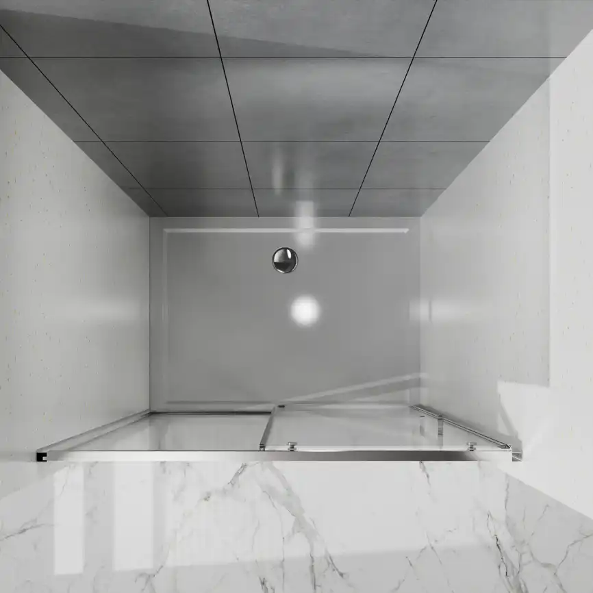 Душевая дверь Azario 120 AZ-Y43-120-MB-CL, профиль черный матовый, стекло Прозрачное фото 3