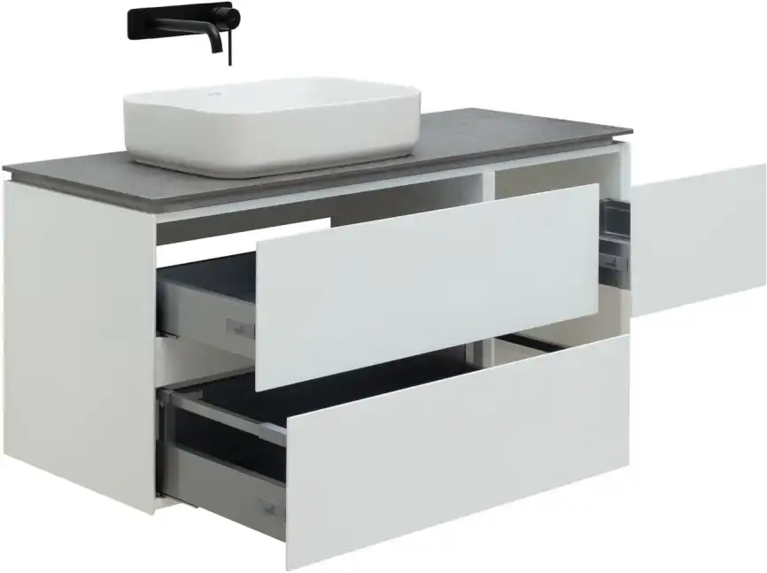 Тумба под раковину Allen Brau Infinity 120 1.21005.WM L белый матовый фото 7