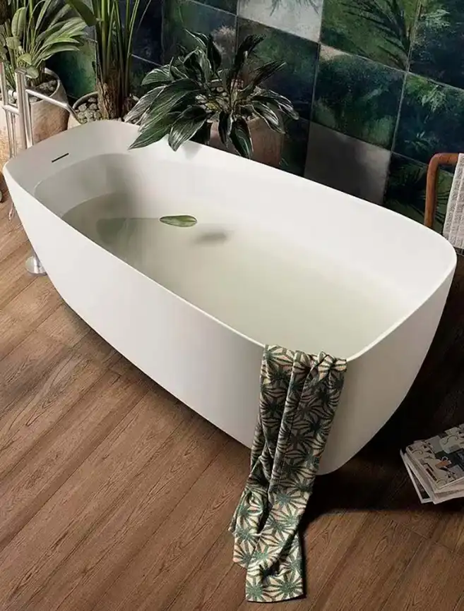 Акриловая отдельностоящая ванна Aquatek Паола 170х78 см, AQ-190778, белая глянцевая фото 6