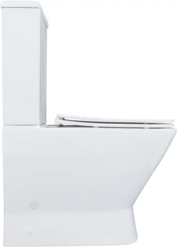 Чаша напольного унитаза Aquanet Fine Rimless FINE-C Soft Close с сиденьем микролифт фото 11