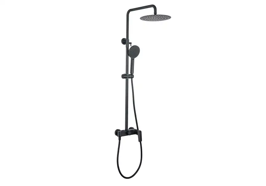 Душевая система Aquatek ВЕГА AQ2060MB, Черный матовый фото 1