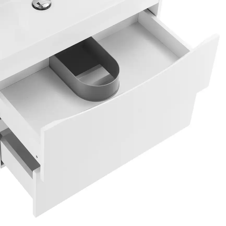 Тумба под раковину BelBagno MARINO-700-2C-SO-BL-P подвесная Bianco Lucido фото 7