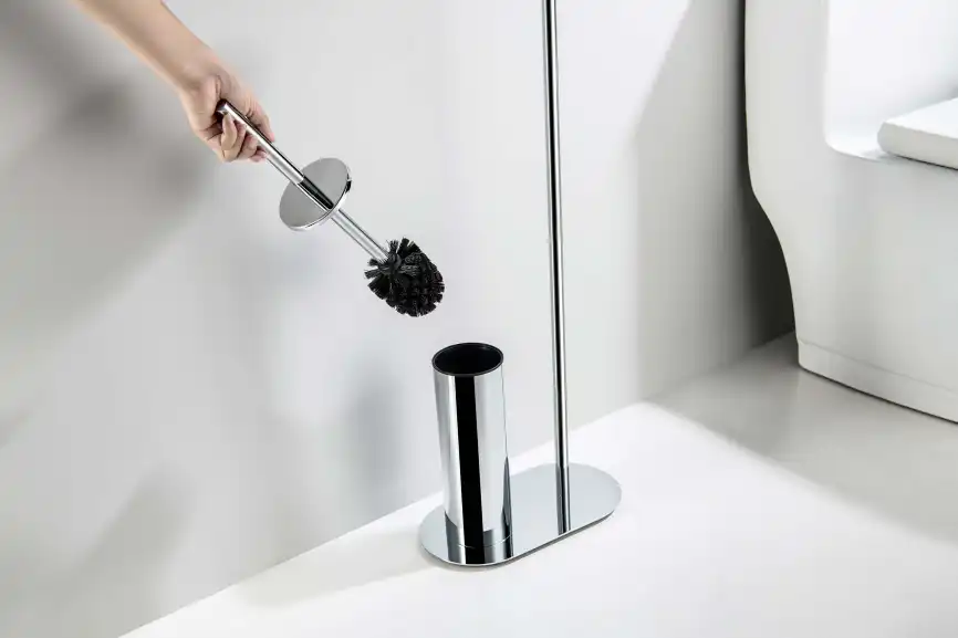 Ершик для унитаза Aquatek Оберон AQ4231CR, Хром фото 4
