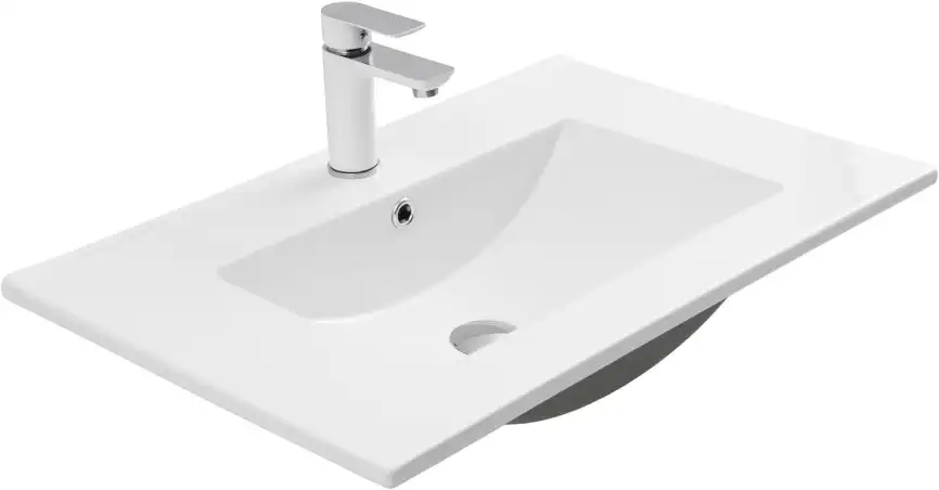 Раковина Aquanet Flow 70, белая, 347430 фото 5