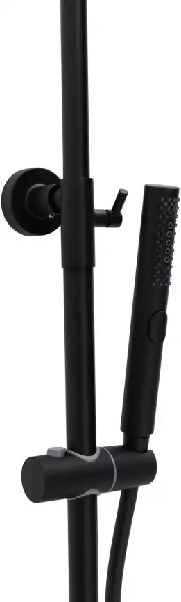 Душевая система Allen Brau Infinity 5.21032-31 с термостатом, черный матовый фото 4