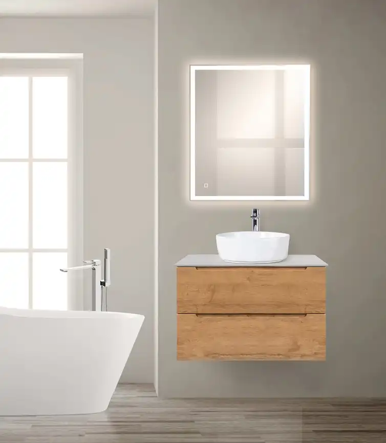 Зеркало BelBagno SPC-GRT 70х80 SPC-GRT-700-800-LED-TCH с подстветкой, сенсорный выключатель фото 8