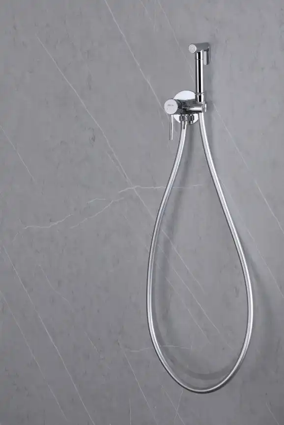 Смеситель ABBER Wasser Kreis AF8125 с гигиеническим душем, хром фото 3