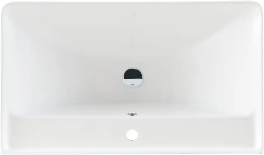 Раковина Aquanet Ирис 80 301805 прямоугольная, Белая глянцевая фото 3