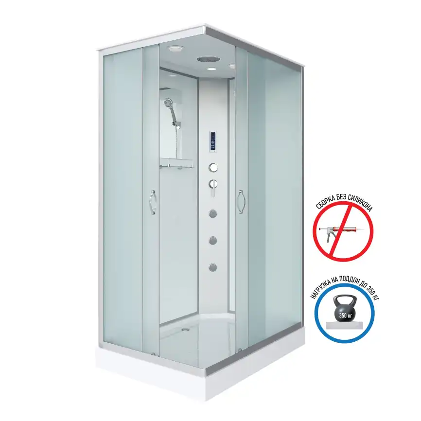 Душевая кабина Niagara Classic 120х90х215 NG-43295-14QF низкий поддон, с гидромассажем, 432953QF фото 1