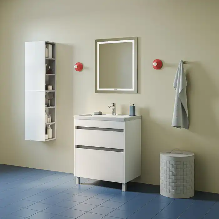 Тумба с раковиной IDDIS Zodiac X 70, напольная, Белая, ZDX70WFi95K фото 9