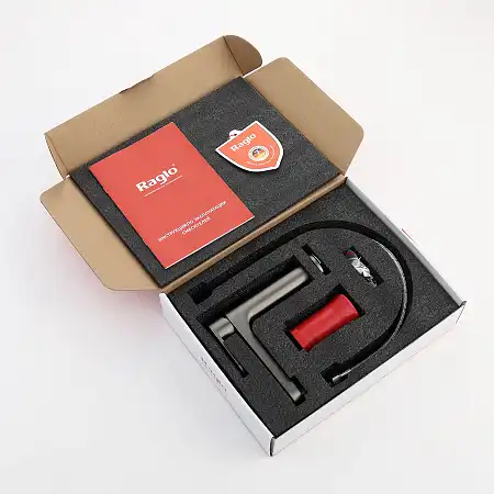 Смеситель для раковины Raglo R50.10.09, Графит матовый фото 6
