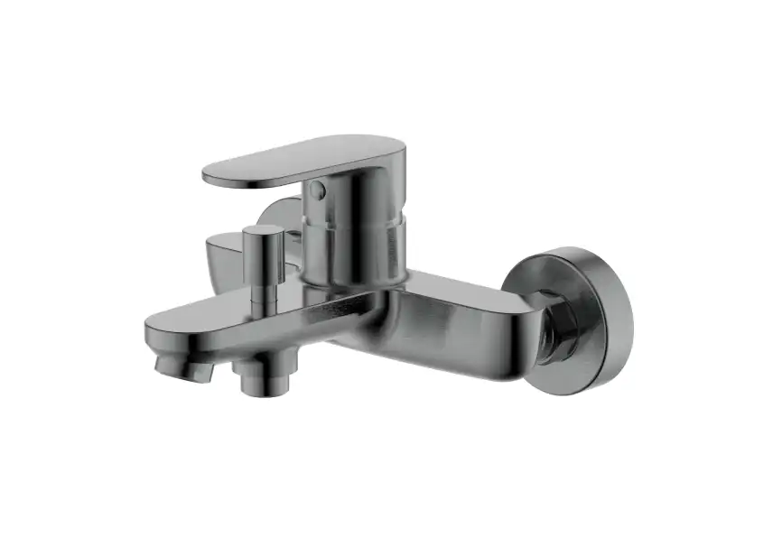 Смеситель для ванны Aquatek Ника AQ1840BGM, Оружейная сталь фото 3