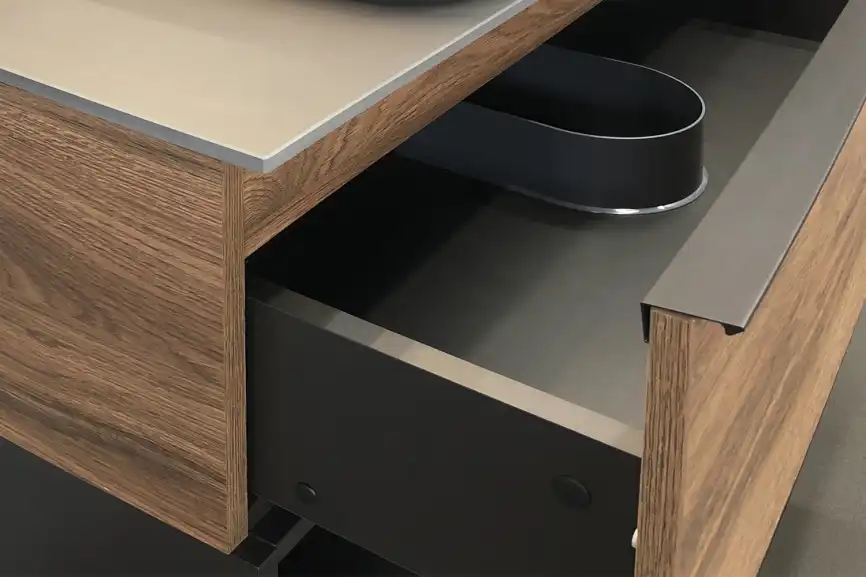 Тумба с умывальником Comforty Штутгарт 75 Дуб темно-коричневый, 00-00001884 фото 4