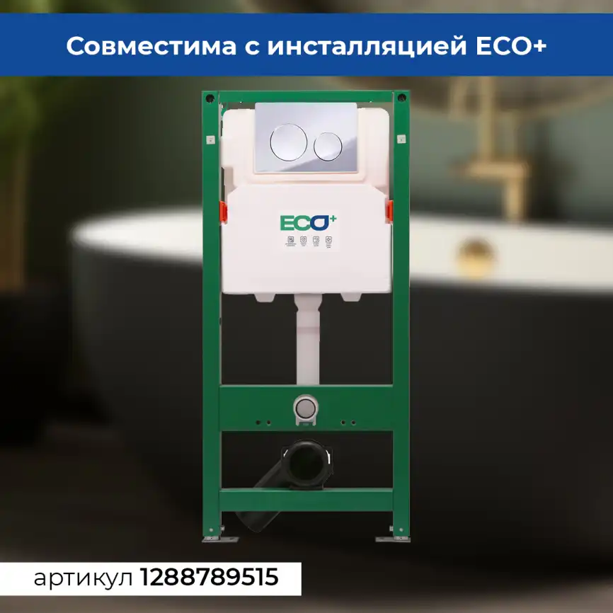 Клавиша смыва AVS 809-0012-CR круглые кнопки, хром фото 3