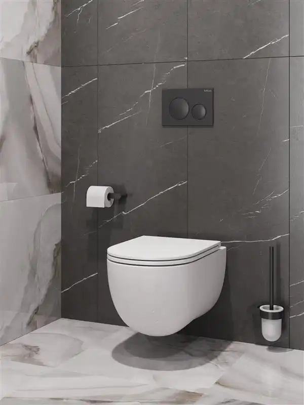 Унитаз подвесной BelBagno ETNA BB008CH-TOR/SC безободковый с сиденьем и смывом TORNADO фото 18