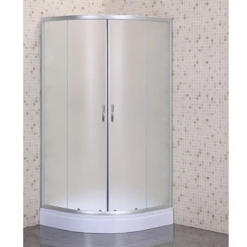Душевой уголок Loranto 90х90х195, поддон 13 см, профиль сатин, CS-8015S фото 2