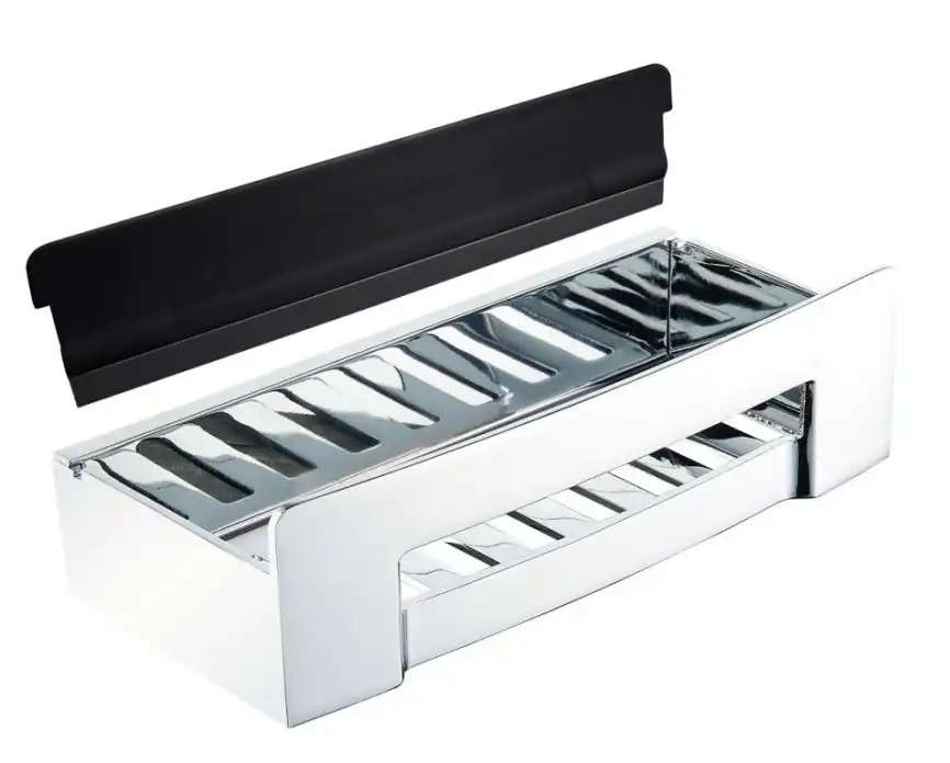 Полочка для мыла и скребок для душеваой кабины BEMETA CYTRO хром 102208302 фото 1