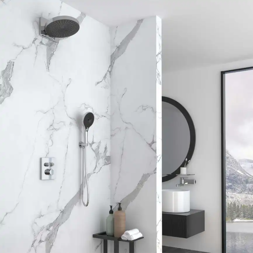 Душевая система  Vincea Inspire VSFW-3I21MT1CH VSFW-3I21MT1CH  с термостатом, встраиваемая, хром фото 1